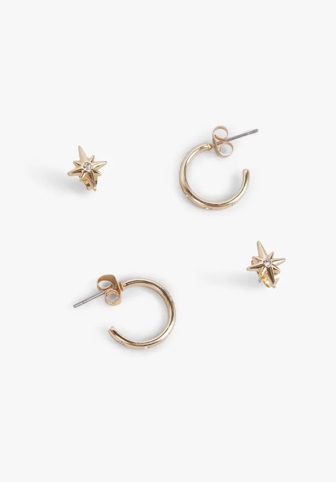 Earrings Women Hush Claire Earrings Set Gold