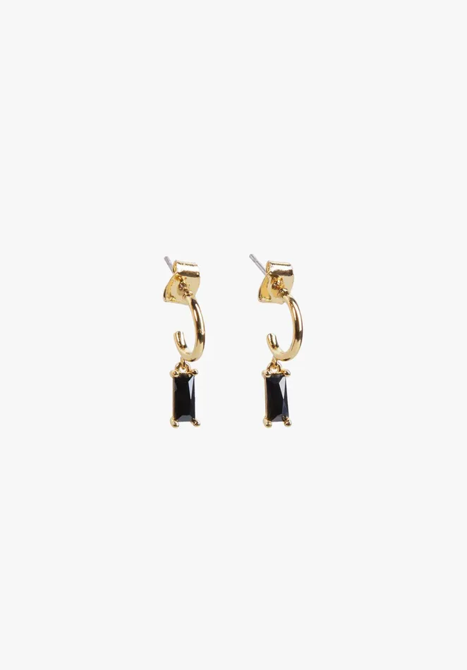 Earrings Women Hush Lugo Huggie Hoops Blackgold