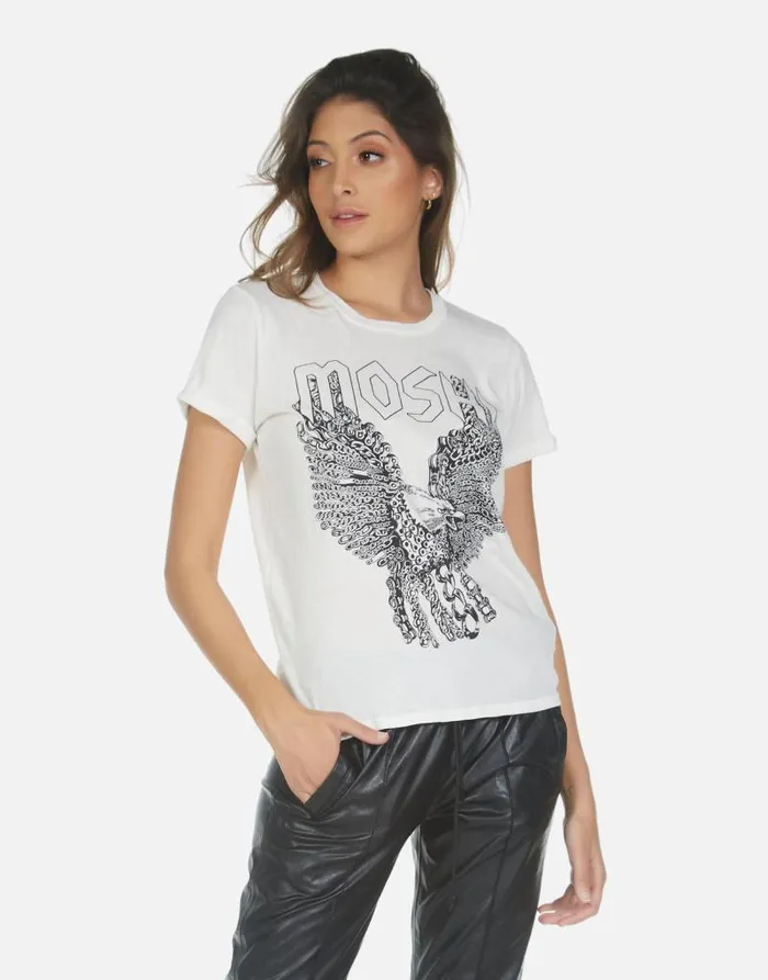 Edda Moshi Eagle Milk Women Lauren Moshi Short Sleeve