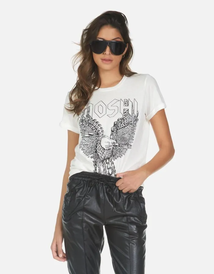Edda Moshi Eagle Milk Women Lauren Moshi Short Sleeve
