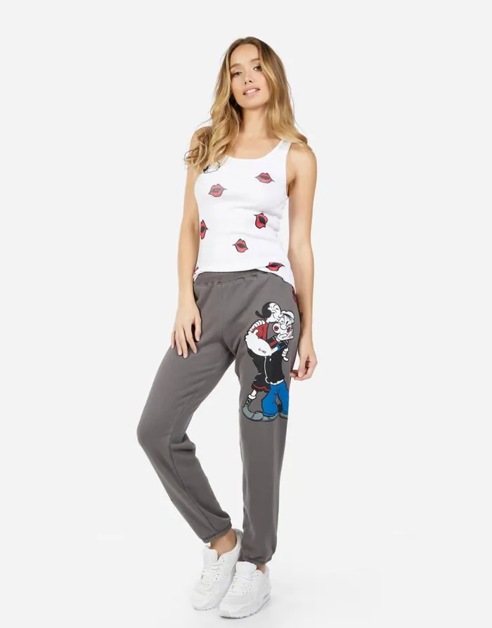 Esmerelda Popeye U0026 Olive Oyl White Women Lauren Moshi Tanks