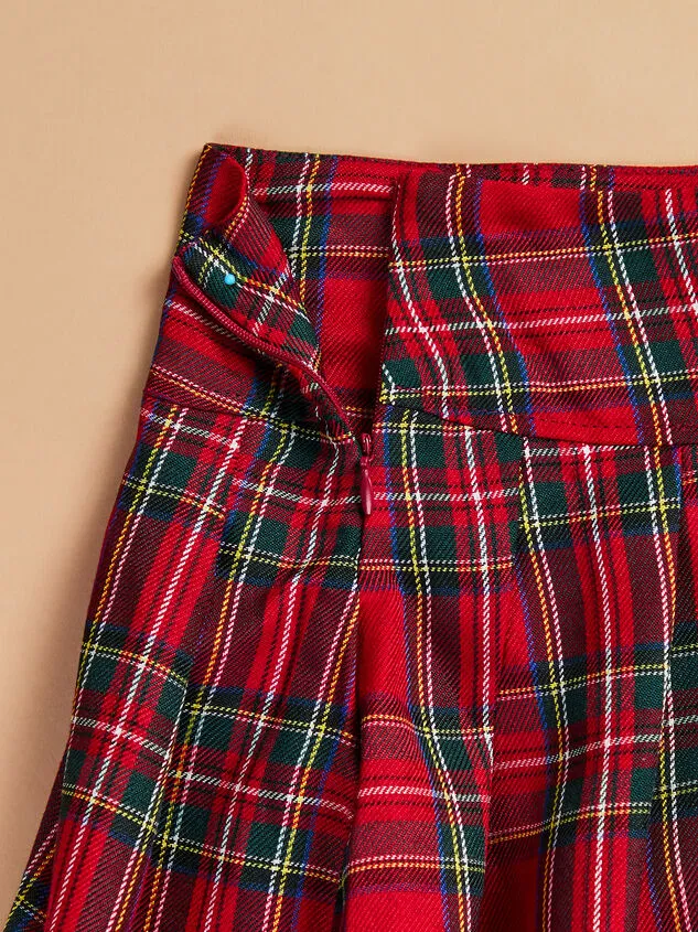 Everly Plaid Skort Red Girl Altar039d State Bottoms