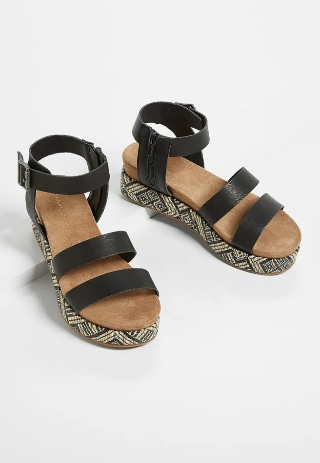 Fergie Platform Gladiator Sandal Women Maurices Heels and Wedges