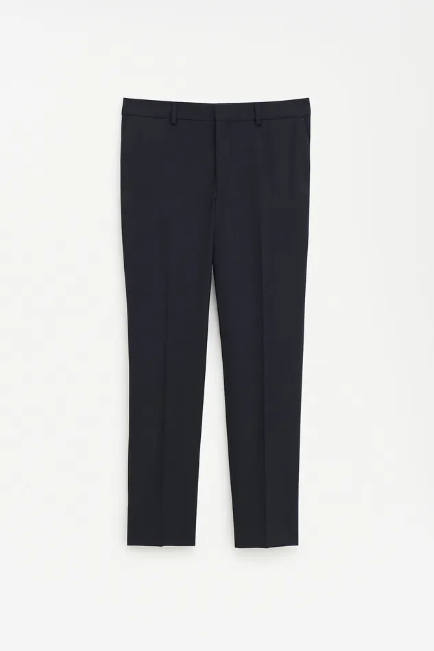 filippak Emma Cropped Cool Wool Trousers Black Women Trousers