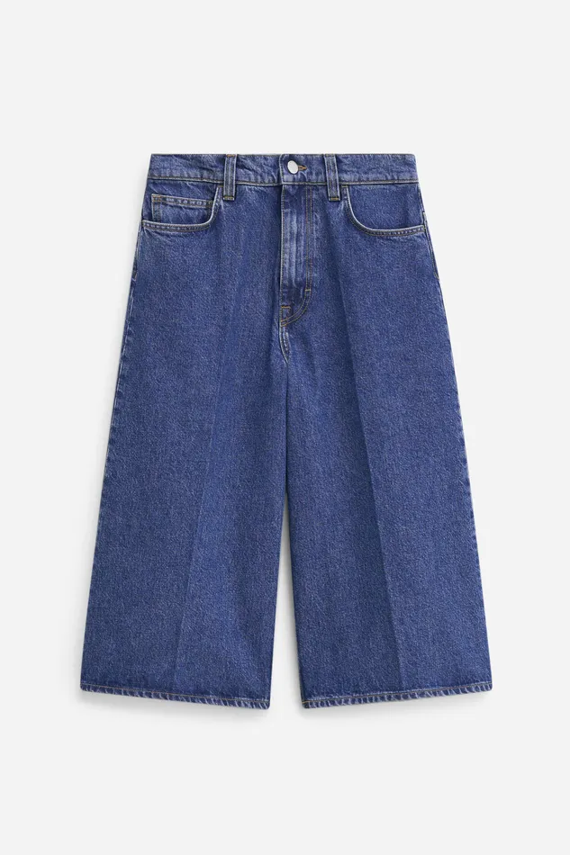 filippak Jeans Women Jean Work Shorts Washed Mid Blue filippak Jeans Women Jean Work Shorts Washed Mid Blue