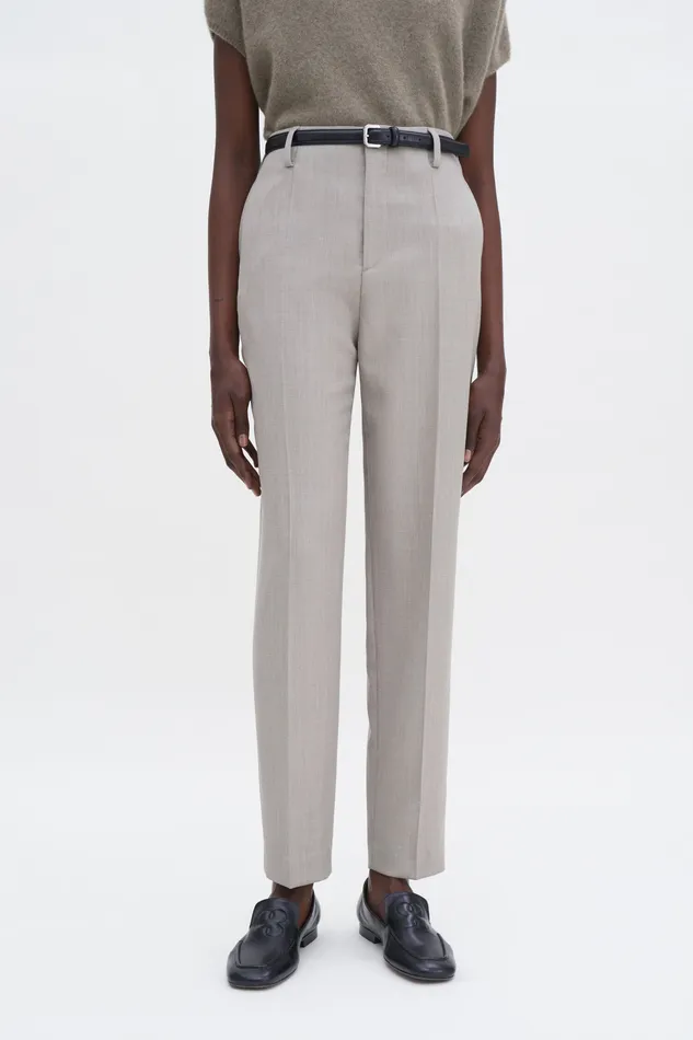 filippak Karlie Trousers Sage Melange Women Trousers