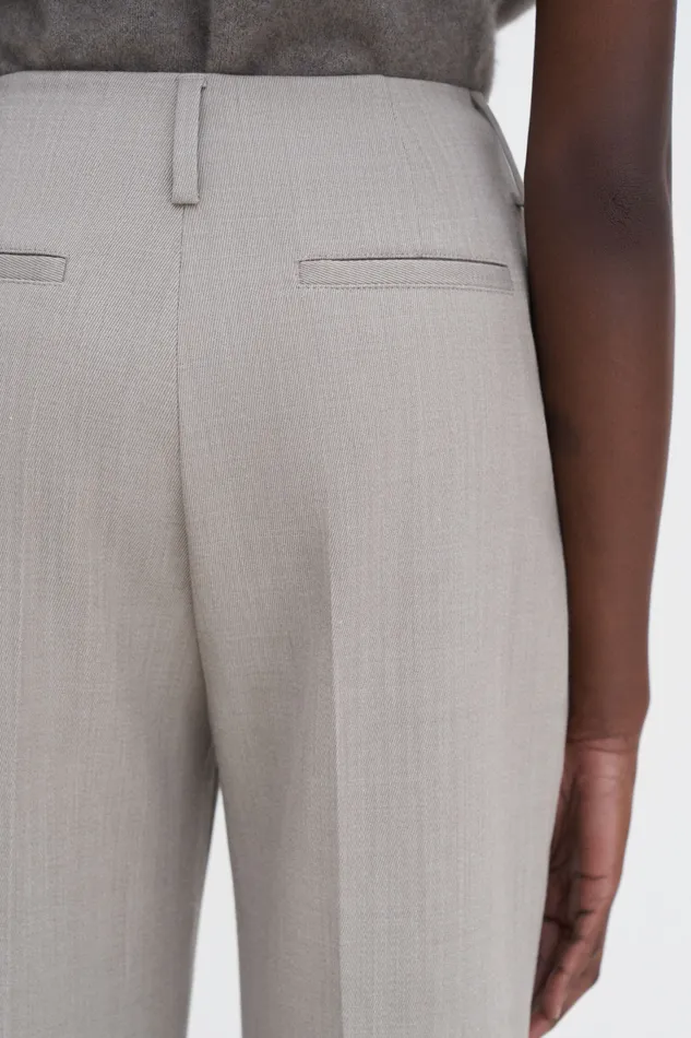 filippak Karlie Trousers Sage Melange Women Trousers filippak Karlie Trousers Sage Melange Women Trousers