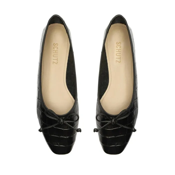 Flats Arissa Black Schutz Shoes Ballerinas