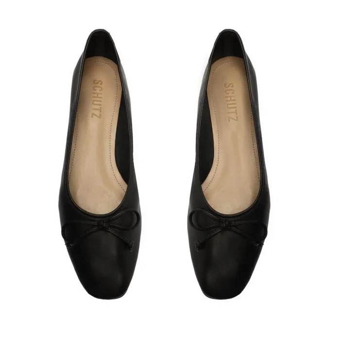 Flats Arissa Black Schutz Shoes Ballerinas