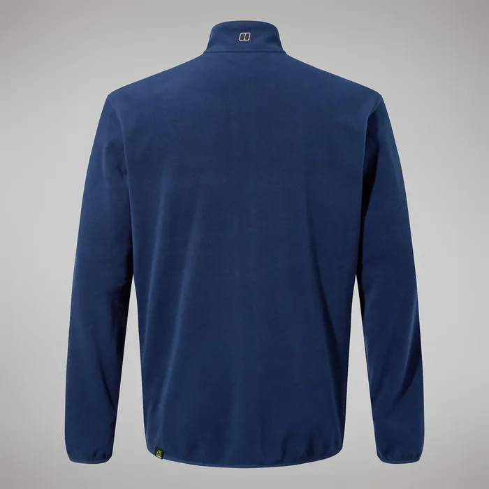 Fleece Men Berghaus Aslam Micro Half Zip Fleece 8211 Dark BlueNatural