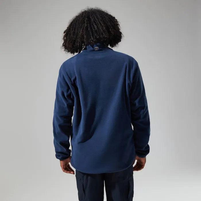 Fleece Men Berghaus Aslam Micro Half Zip Fleece 8211 Dark BlueNatural