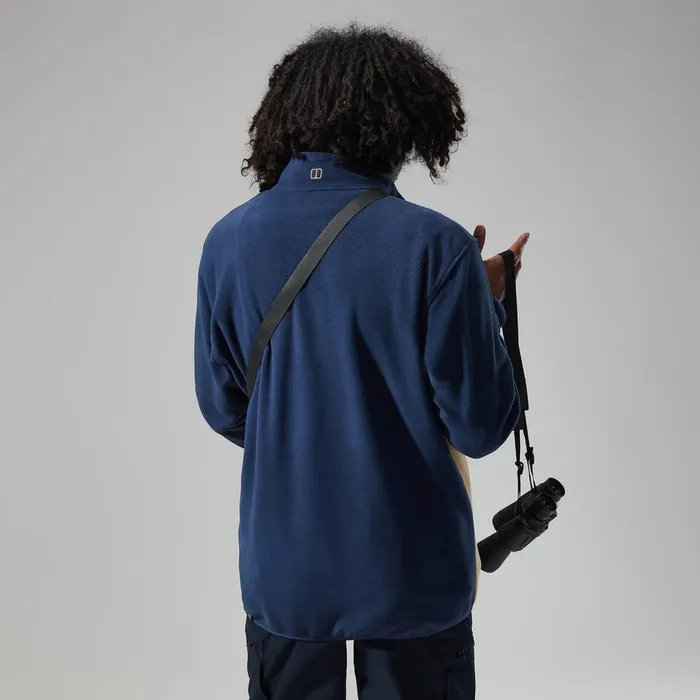 Fleece Men Berghaus Aslam Micro Half Zip Fleece 8211 Dark BlueNatural