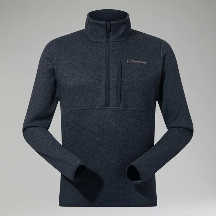 Fleece Men Berghaus Carnell Half Zip 8211 Black