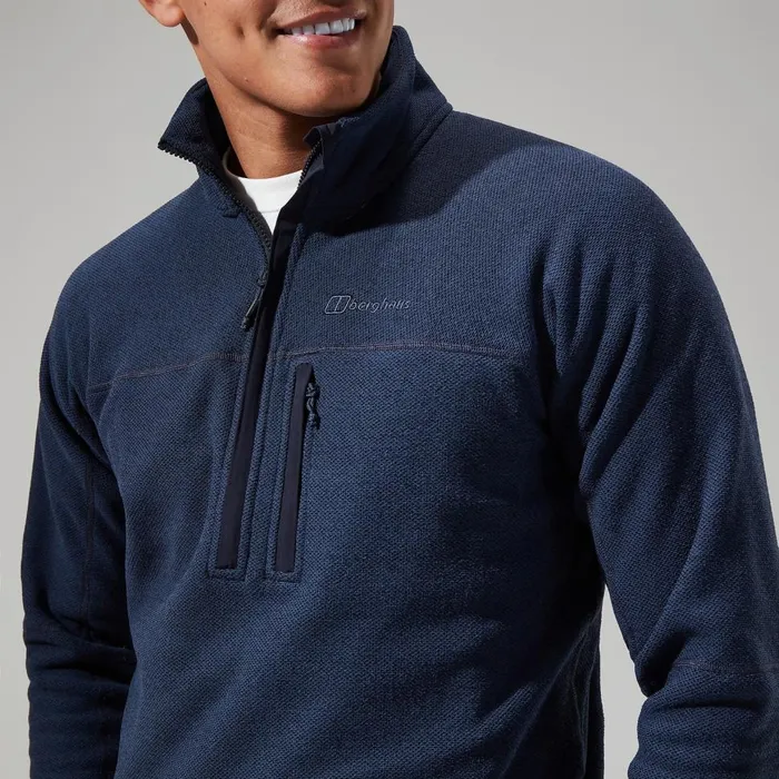 Fleece Men Berghaus Stainton 20 Half Zip 8211 Dark Blue
