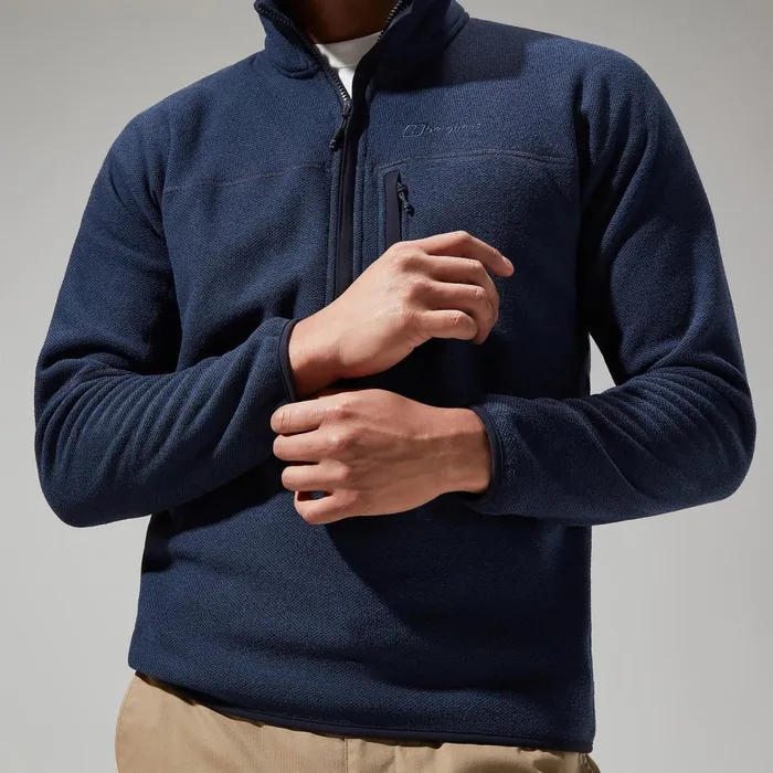 Fleece Men Berghaus Stainton 20 Half Zip 8211 Dark Blue