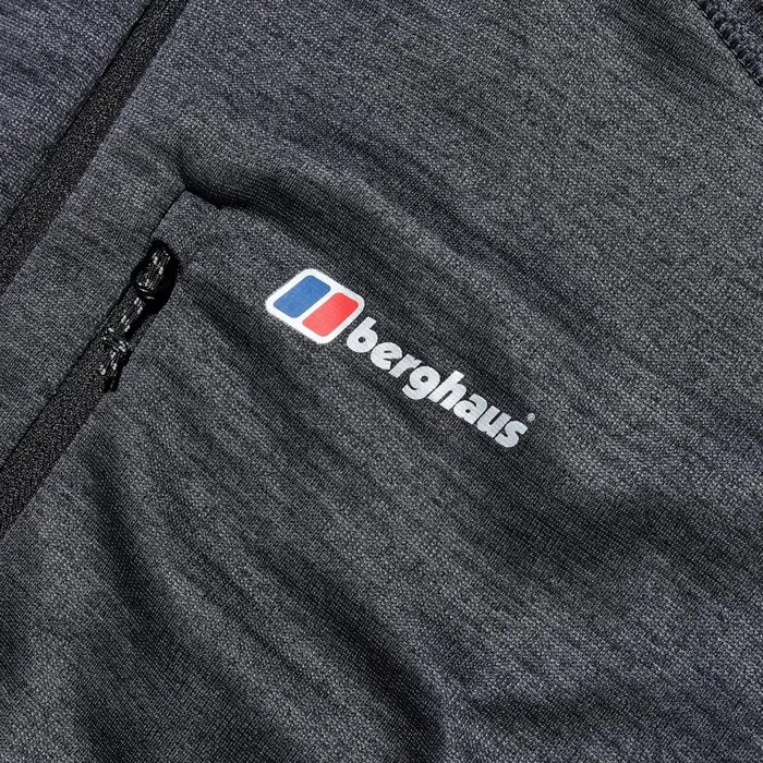 Fleece Men Berghaus Urban Spitzer Half Zip 8211 BlackGrey
