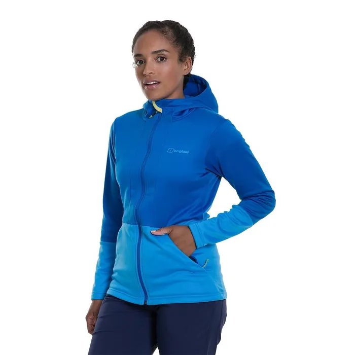 Fleece Women Berghaus Motionik Fleece Jacket 8211 Blue