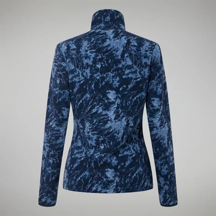 Fleece Women Berghaus Navala Full Zip Fleece 8211 BlueDark Blue