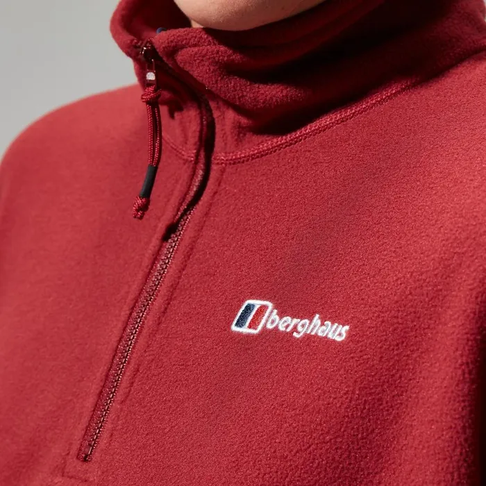 Fleece Women Berghaus Urban Prism Crop Half Zip 8211 Dark Red