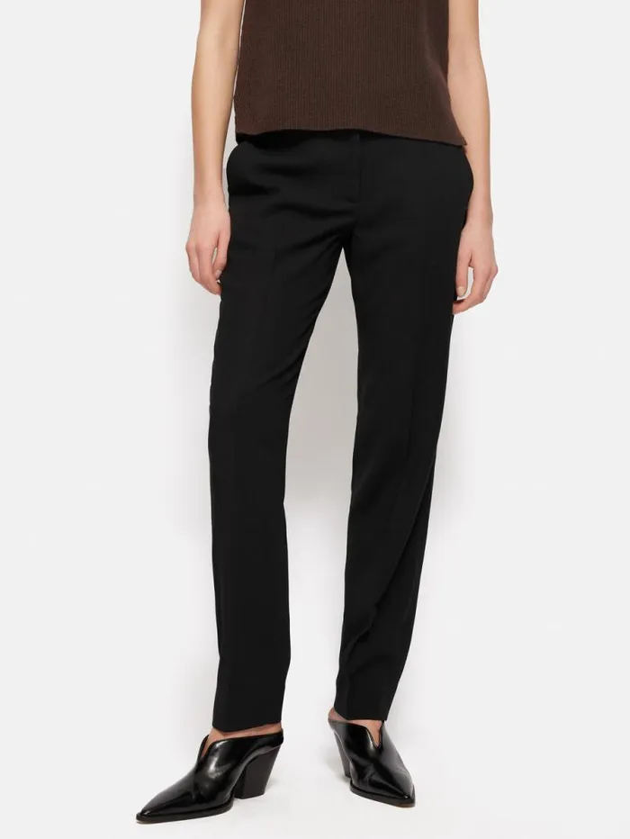 Fluid Twill Palmer Trouser Black Women Jigsaw Coords