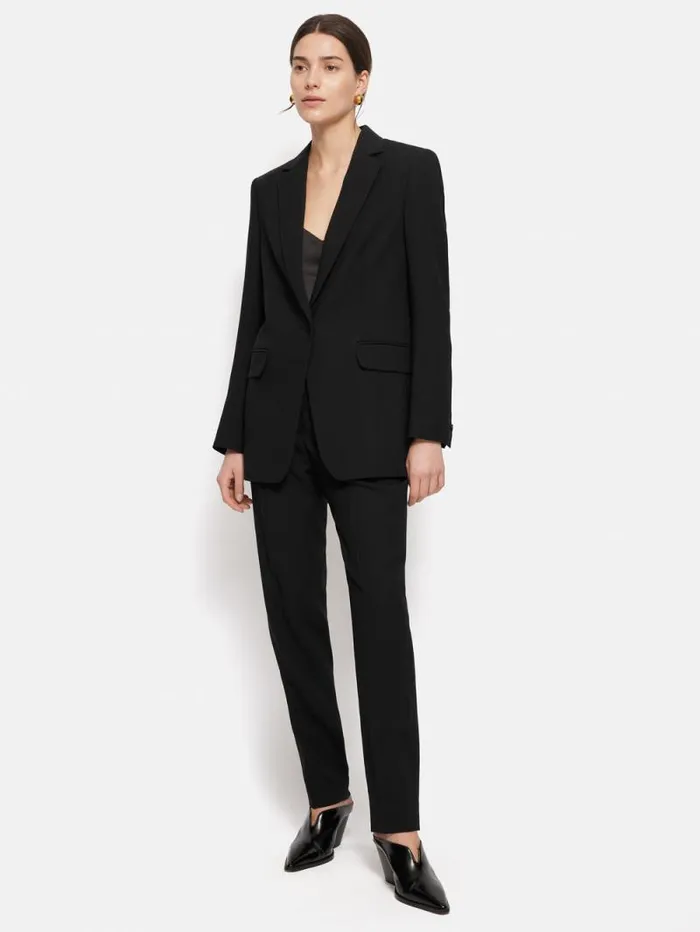 Fluid Twill Palmer Trouser Black Women Jigsaw Coords