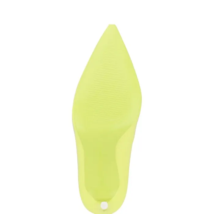 Fresh Pointy Toe Pumps Neon Yellow Patent Women Nine West Heels Fresh Pointy Toe Pumps Neon Yellow Patent Women Nine West Heels