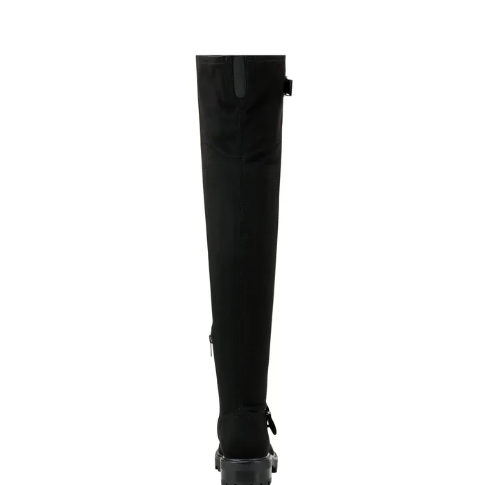 Ganven Lug Sole Over The Knee Boot Black Boots Marc Fisher Women