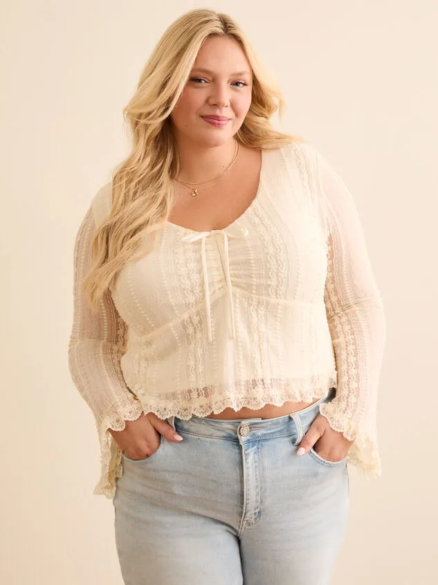 Gemma Lace Top Black Women Altar039d State Tops