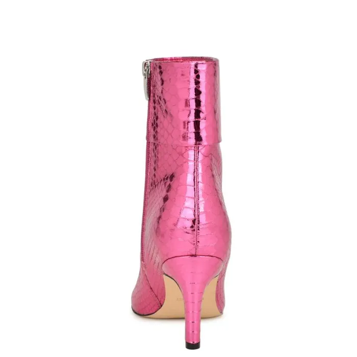 Gemms Dress Booties Pink Snake Women Nine West Boots and Booties