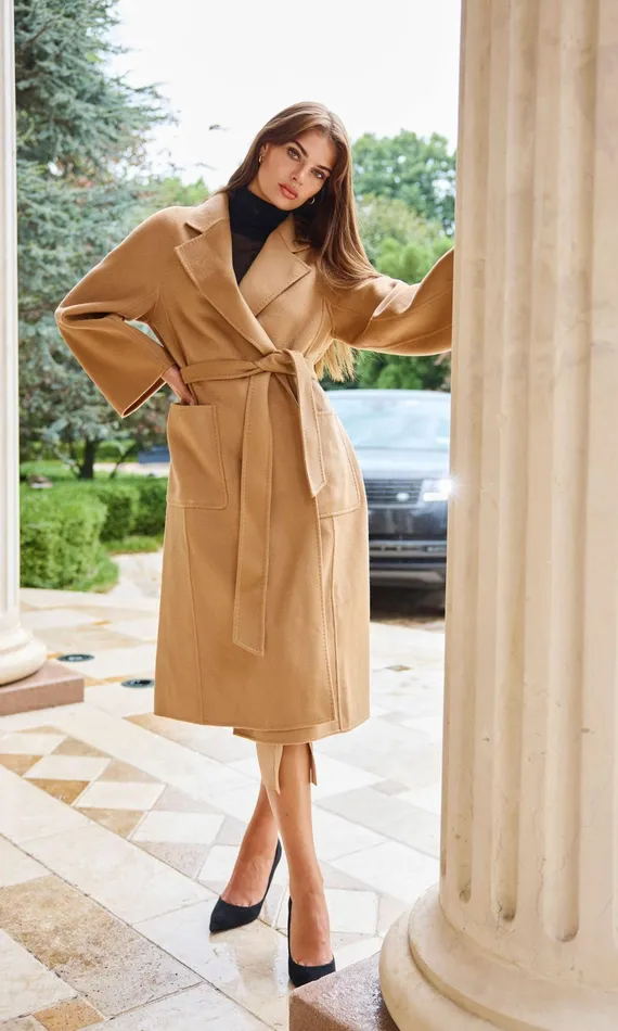 Generation Love Clothing Outerwear Grayson Wool Coat Camel 8211 Women