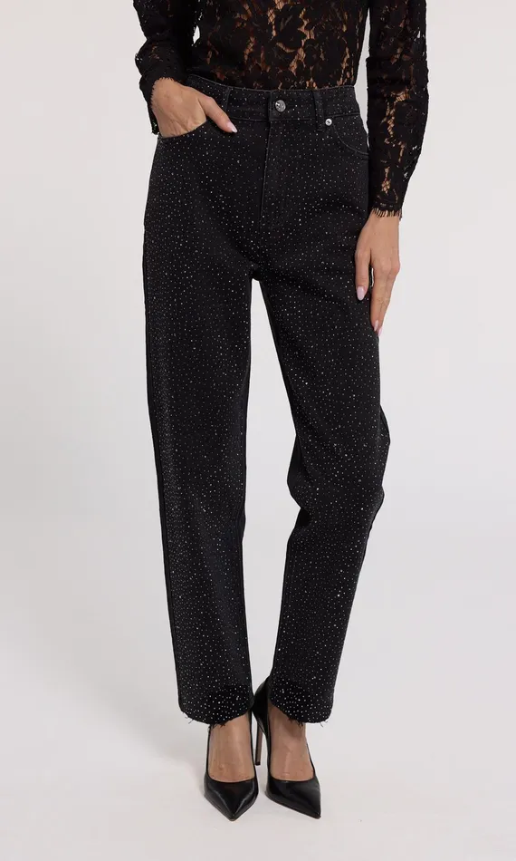 Generation Love Clothing Pants Baylor Compact Crystal Jeans Washed Black Hematite 8211 Women