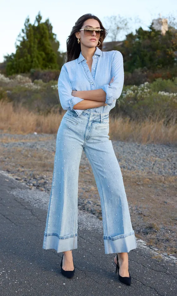 Generation Love Clothing Pants Raquel Pearl Jeans Light Bluepearl 8211 Women