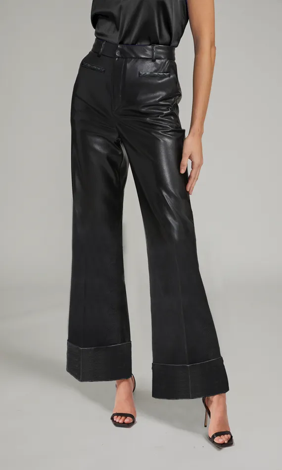 Generation Love Clothing Pants Raquel Vegan Leather Pants Black 8211 Women