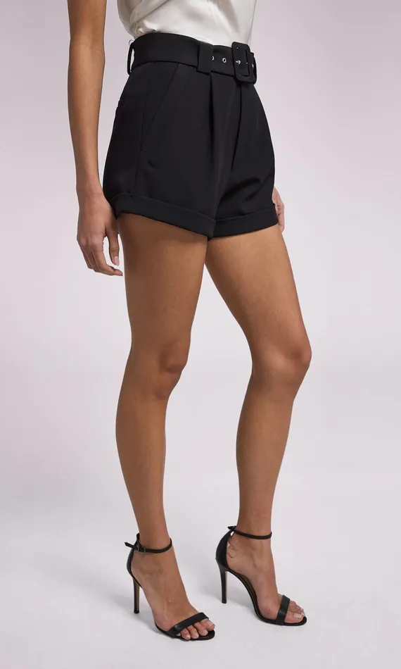 Generation Love Clothing Shorts Belen Crepe Shorts Black 8211 Women