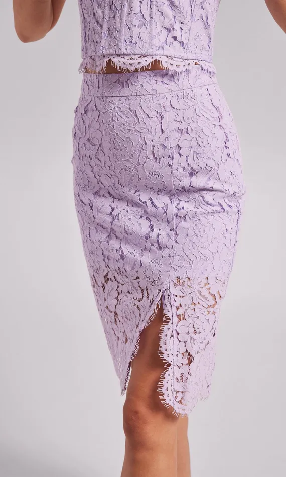Generation Love Clothing Skirts Sue Lace Skirt Lilac 8211 Women