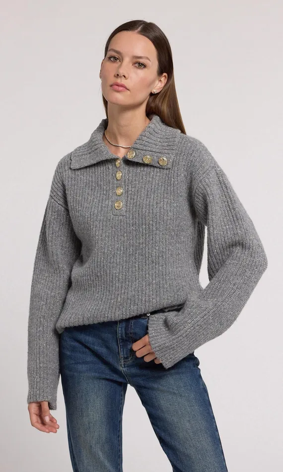 Generation Love Clothing Sweaters and Sweatshirts Gayle Sweater Heather Grey 8211 Women Generation Love Clothing Sweaters and Sweatshirts Gayle Sweater Heather Grey 8211 Women