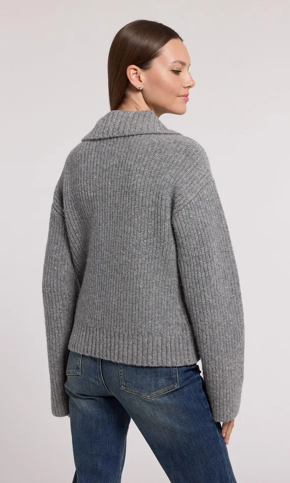 Generation Love Clothing Sweaters and Sweatshirts Gayle Sweater Heather Grey 8211 Women