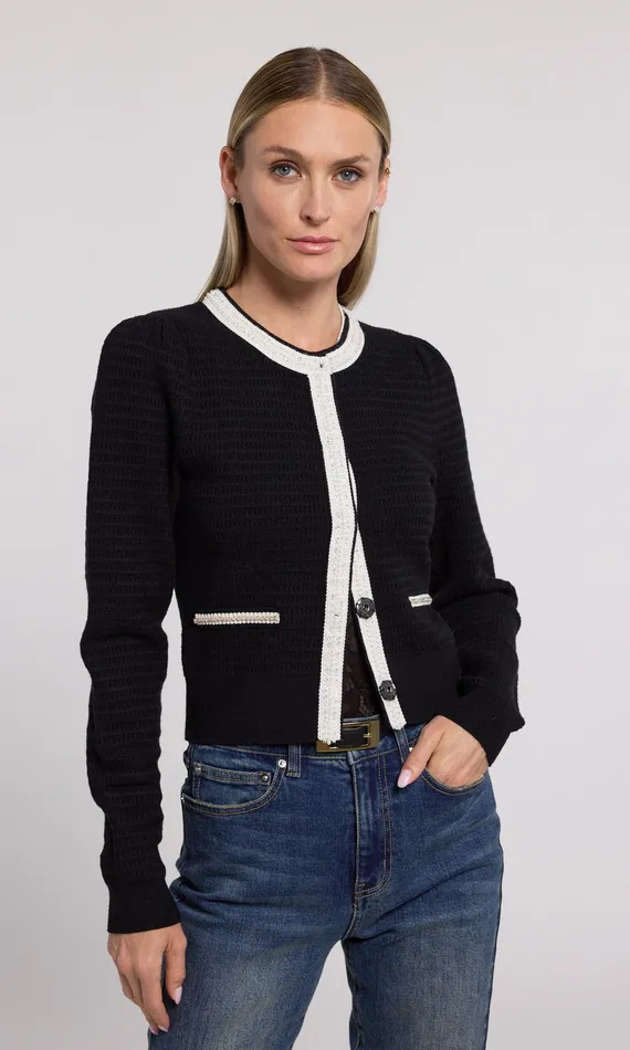Generation Love Clothing Sweaters and Sweatshirts Leonora Cardigan Black 8211 Women