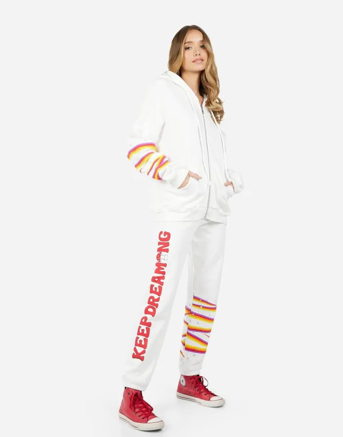 Gia Keep Dreaming Milk Women Lauren Moshi Long Sweatpants