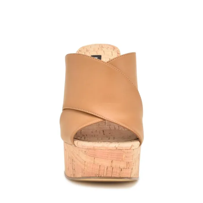 Girlz Platform Sandals Medium Natural Women Nine West Sandals