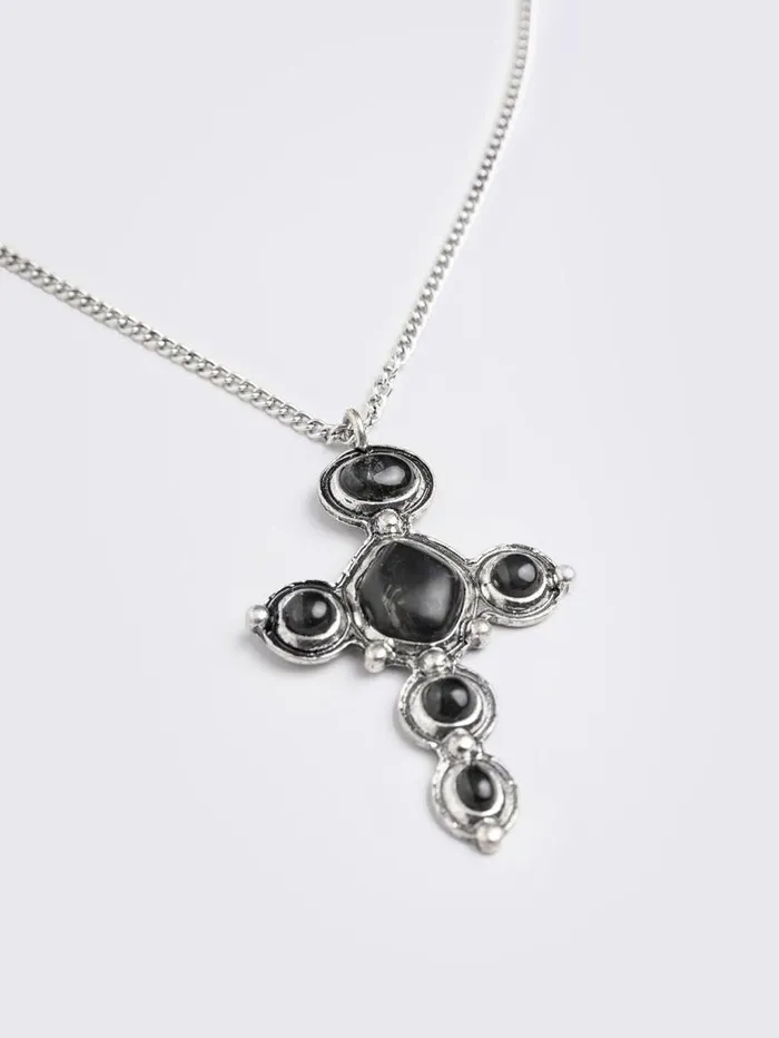 Gleaming Cross Necklace Set Women Minga London Jewelry