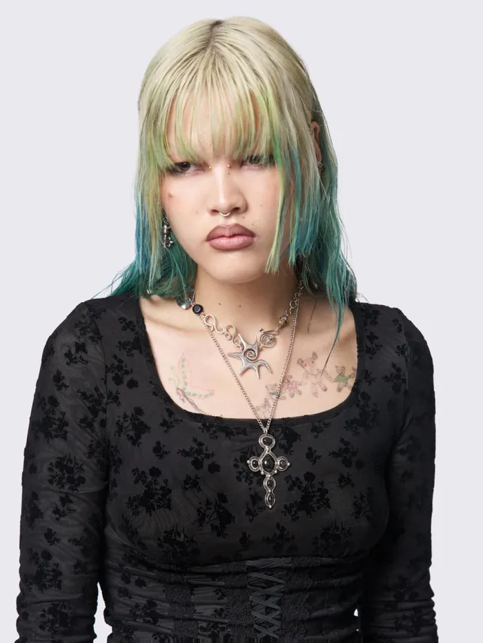 Gleaming Cross Necklace Set Women Minga London Jewelry