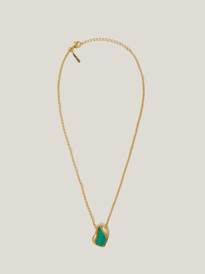 Gold Vermeil Necklace Gold Women Jigsaw Jewellery