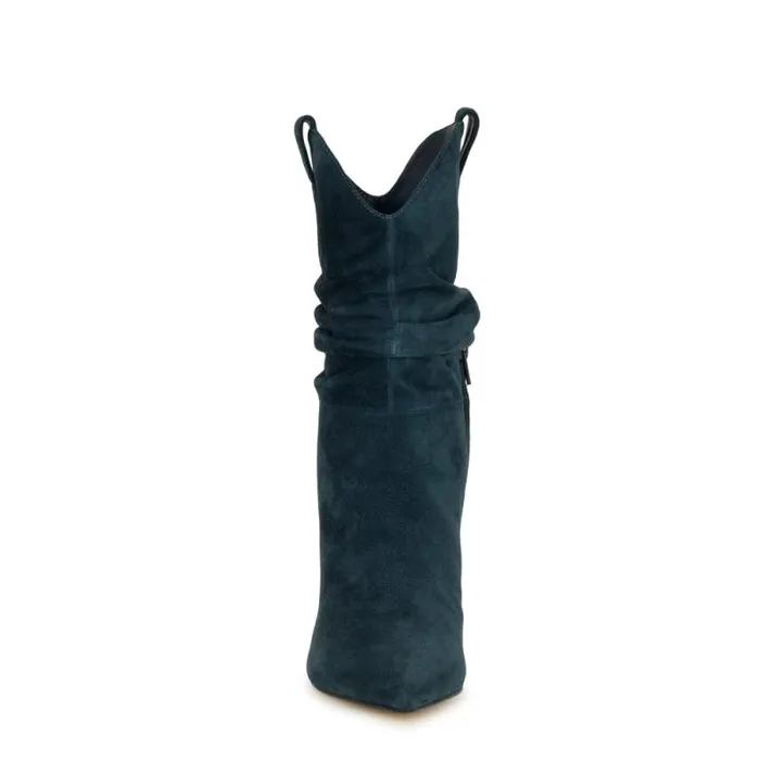 Gonda Dress Booties Dark Blue Women Nine West Boots and Booties