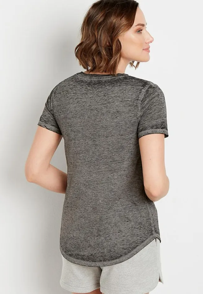 Gray My Favorite People Call Me Grandma Graphic Tee Women Maurices Tops