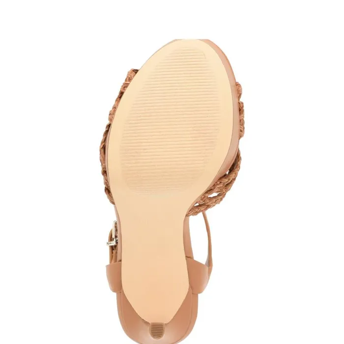 Grecia Platform Sandals Medium Natural Women Nine West Sandals