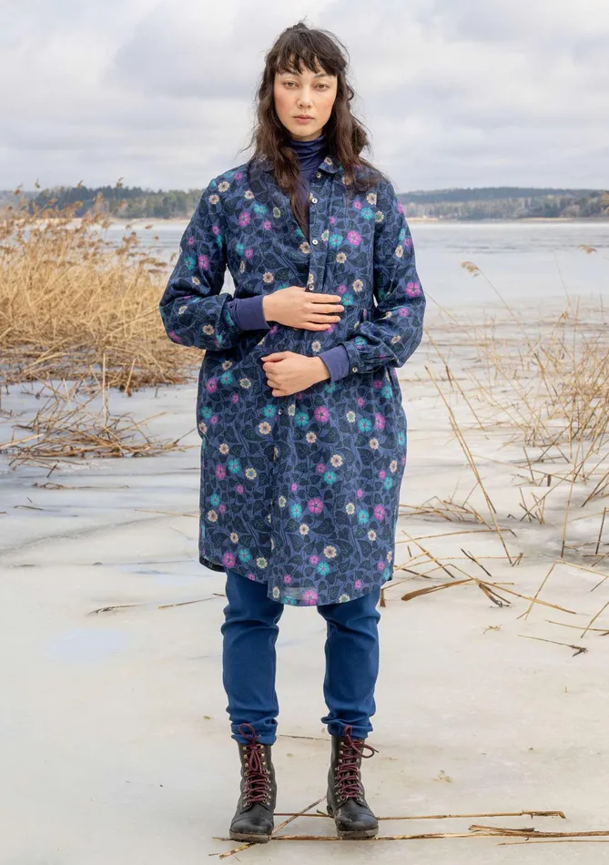Gudrun Sjdn Borealis Woven Dress In Organic Cotton Women Dresses