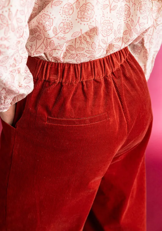 Gudrun Sjdn Corduroy Pants In Organic Cotton Women Pants