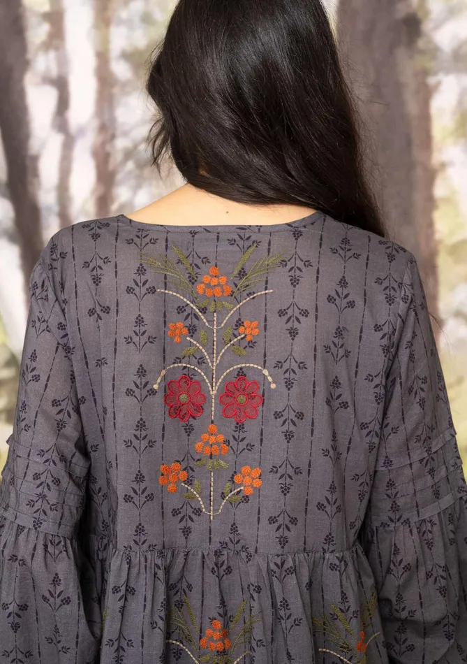 Gudrun Sjdn Hjortron Woven Tunic In Organic Cotton Women Tunics