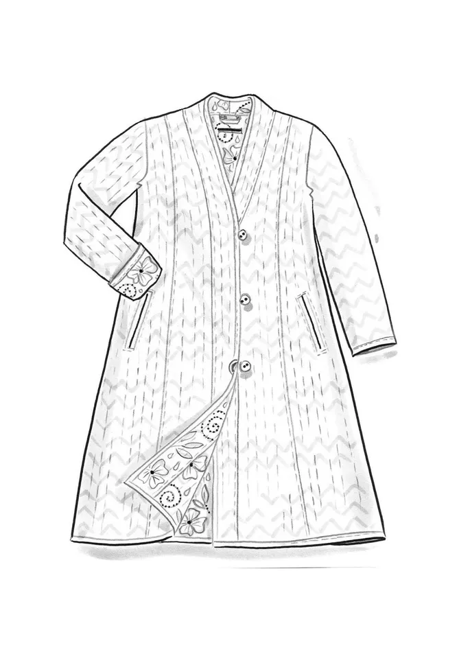 Gudrun Sjdn Kavita Reversible Coat In Organic Cotton Women Coats and Jackets